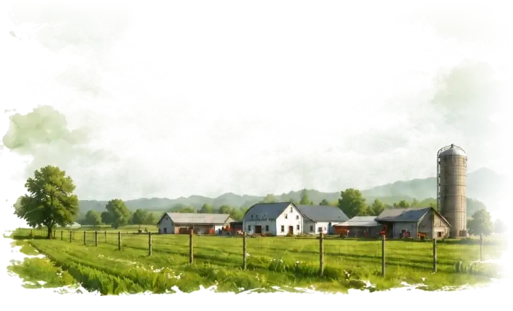 Agricultural Farm Landscape